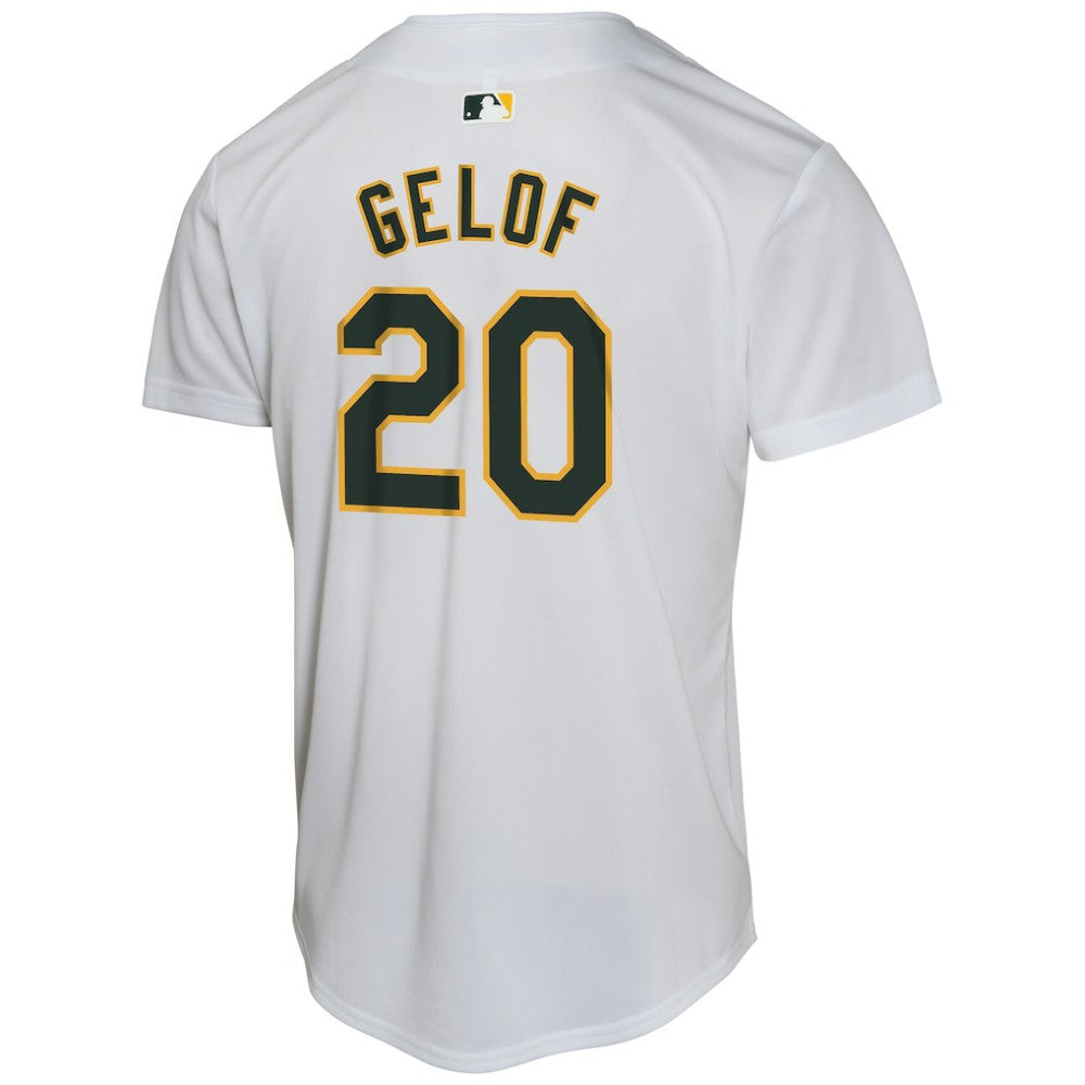 Zack Gelof Athletics Nike Youth Home Game Player Jersey On Sale