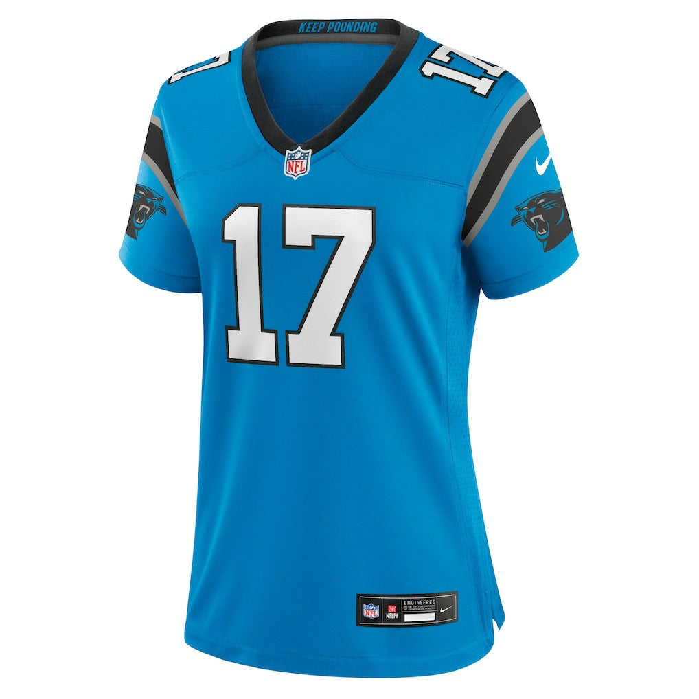Xavier Legette Carolina Panthers Women's Alternate Game Jersey - Blue | NFL Jerseys