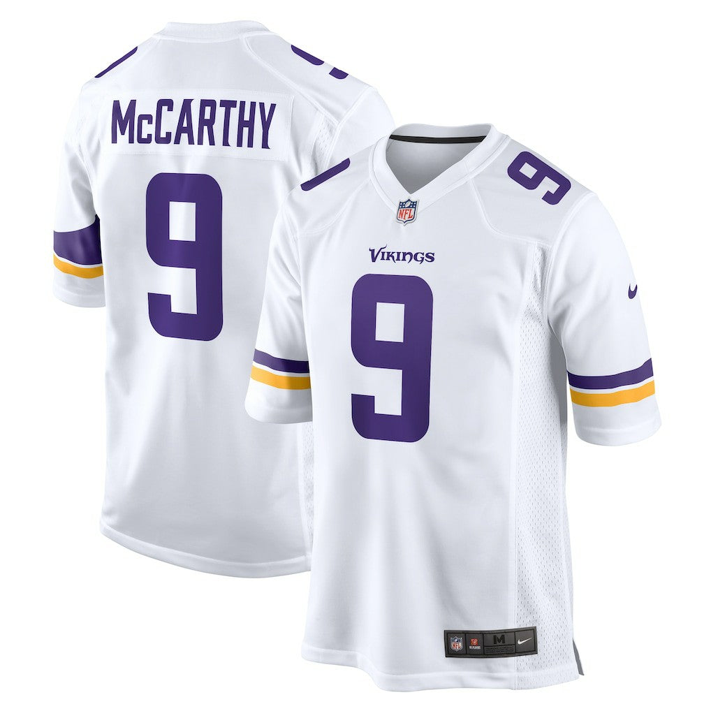 J.J. McCarthy Minnesota Vikings Game Jersey White - Nike