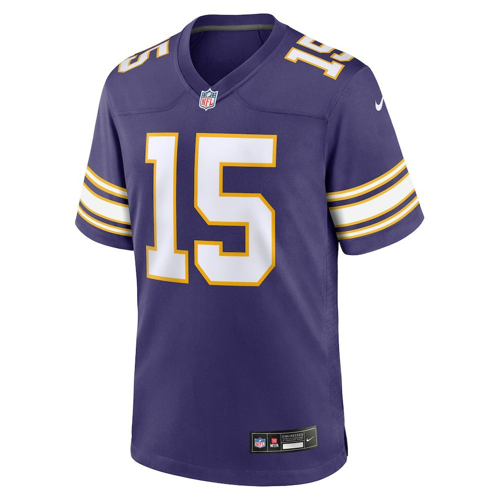 Dallas Turner Minnesota Vikings Alternate Game Jersey Purple - Nike