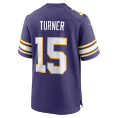 Dallas Turner Minnesota Vikings Alternate Game Jersey Purple - Nike