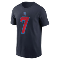 C.J. Stroud Houston Texans Name & Number T-Shirt Navy - Nike