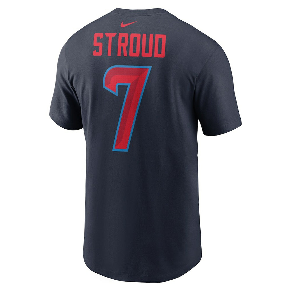 C.J. Stroud Houston Texans Name & Number T-Shirt Navy - Nike