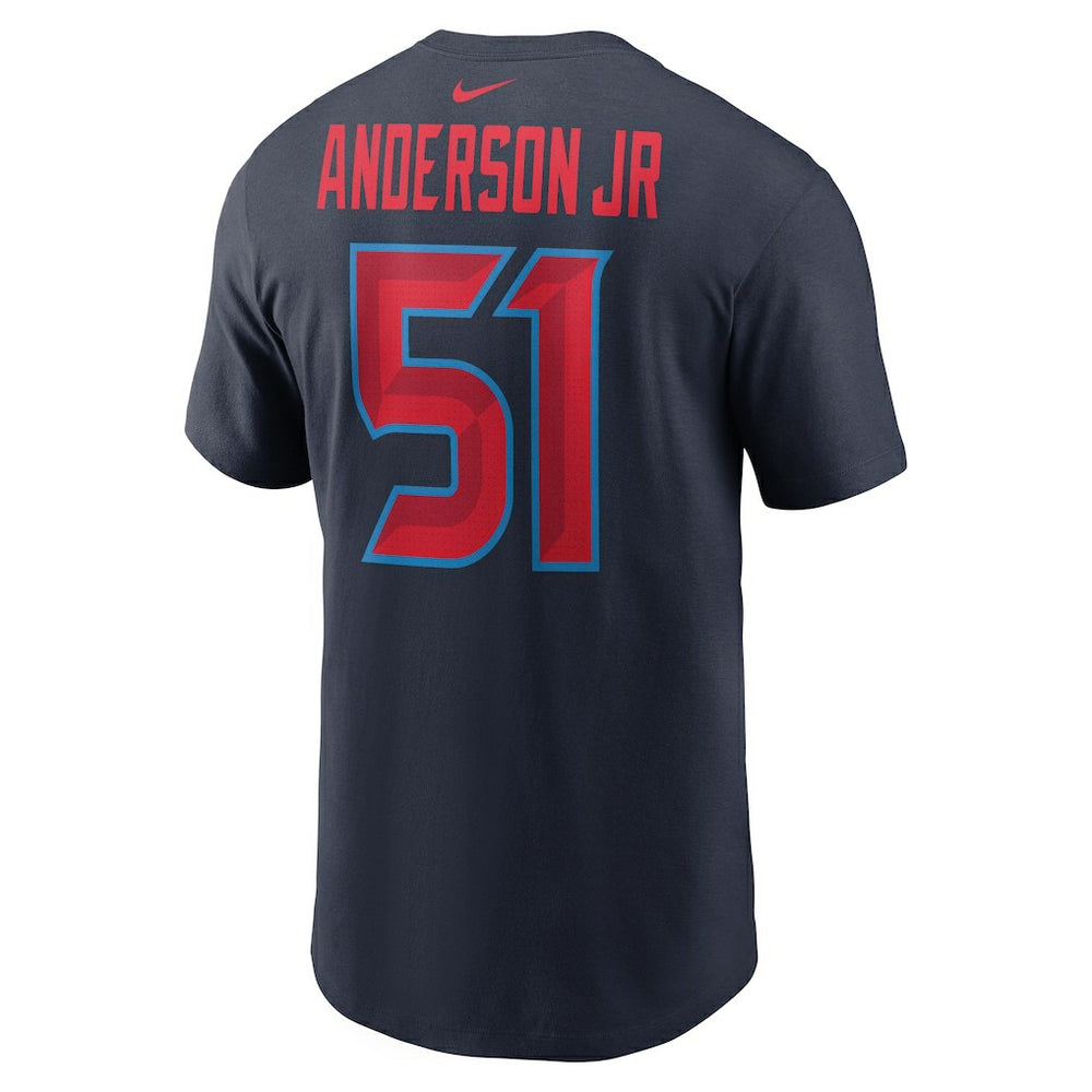 Will Anderson Jr. Houston Texans Name & Number T-Shirt Navy - Nike