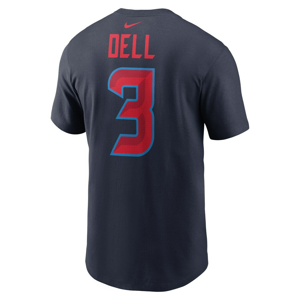 Tank Dell Houston Texans Name & Number T-Shirt Navy - Nike
