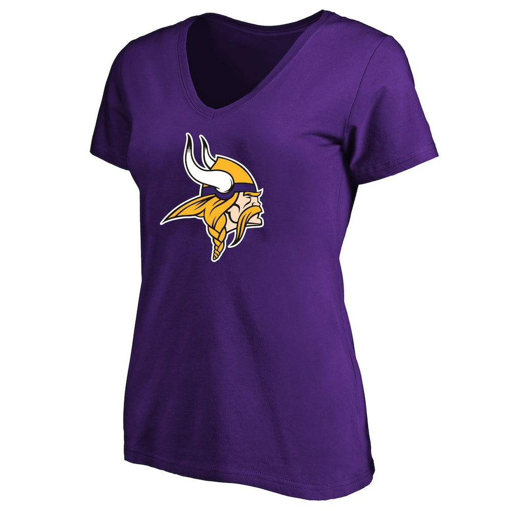 J.J. McCarthy Minnesota Vikings Women's Plus Size Fair Catch Name & Number Scoop Neck T-Shirt Purple - NFL