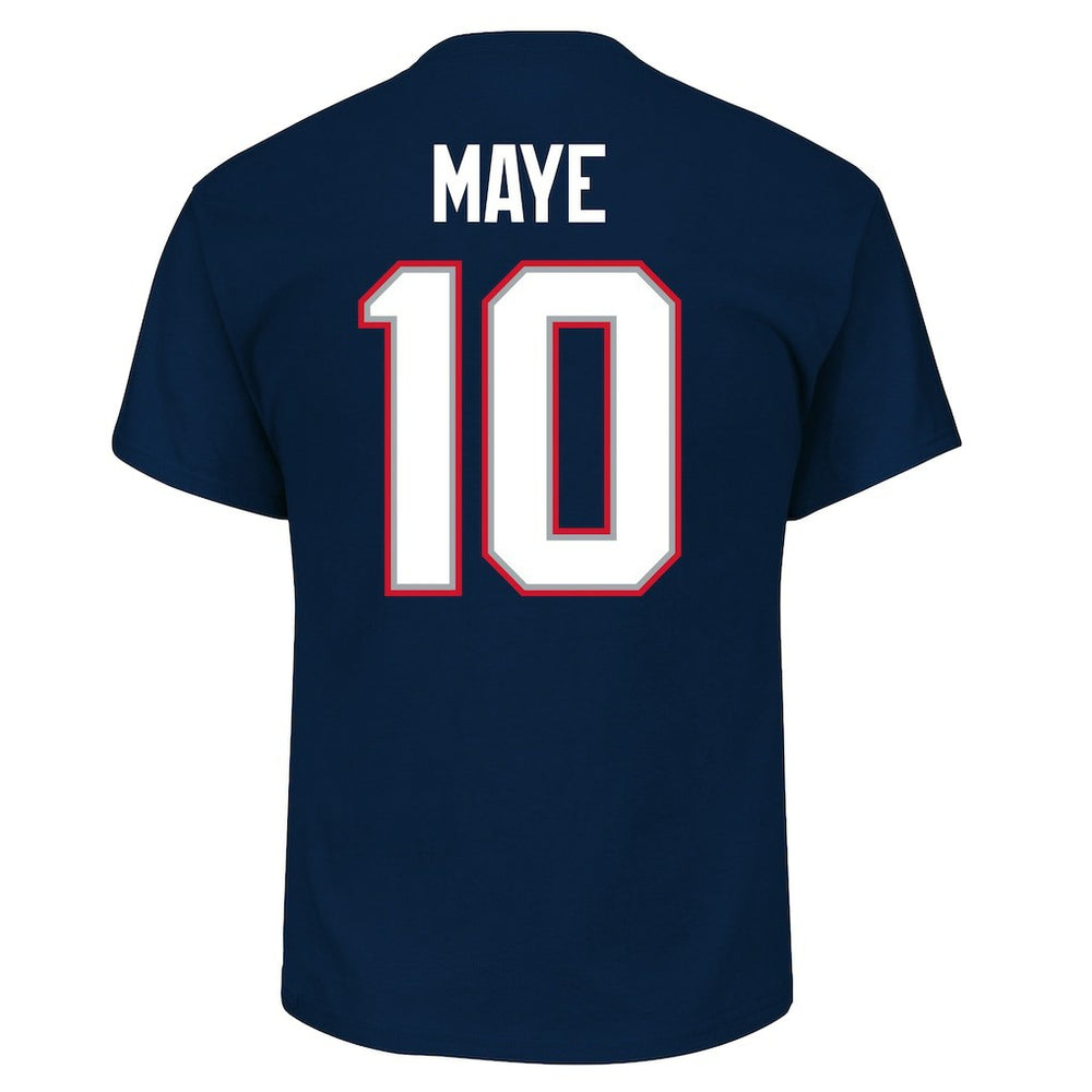 Drake Maye New England Patriots Big & Tall Player Name & Number T-Shirt Navy - Fanatics