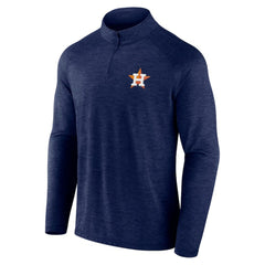 Houston Astros Fanatics Head-to-Head Raglan Quarter-Zip Jacket Lifestyle