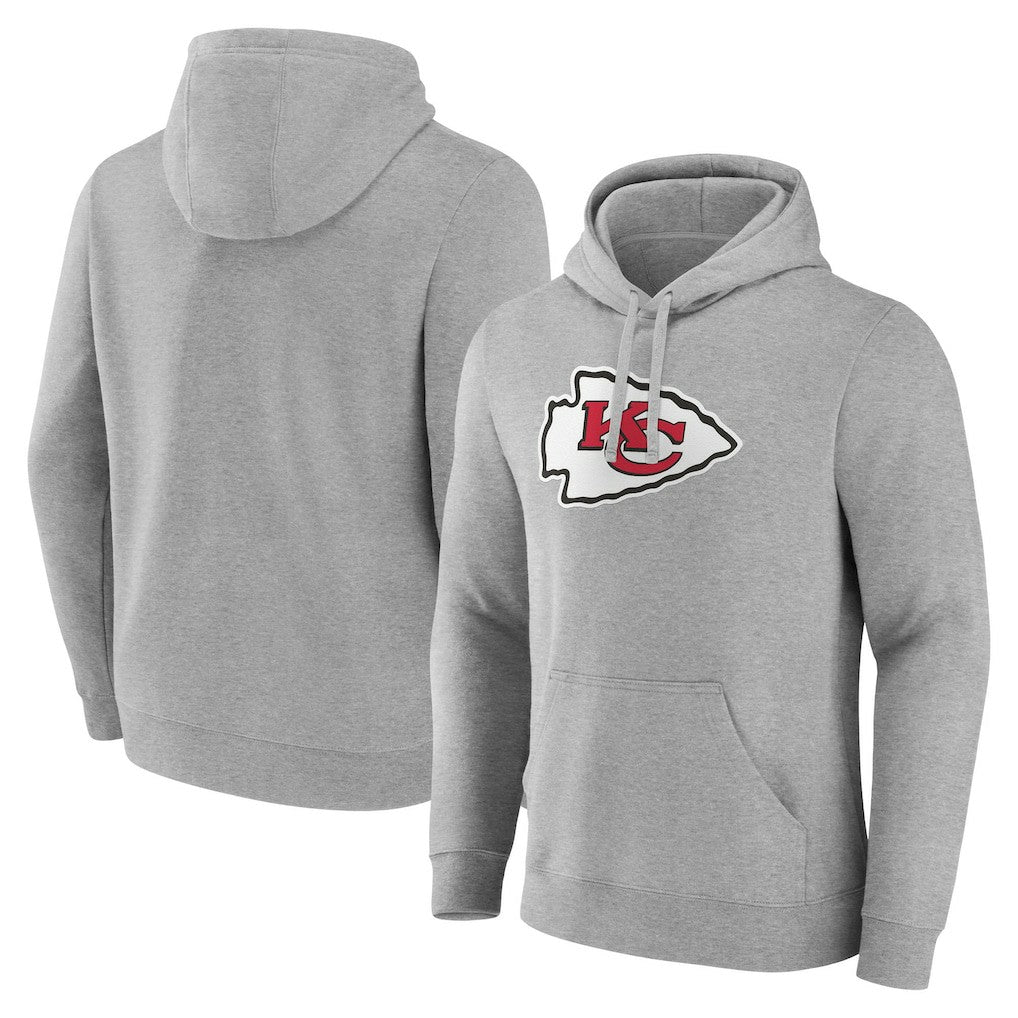 Kansas City Chiefs Deliver Fleece Pullover Hoodie Heather Gray - Fanatics