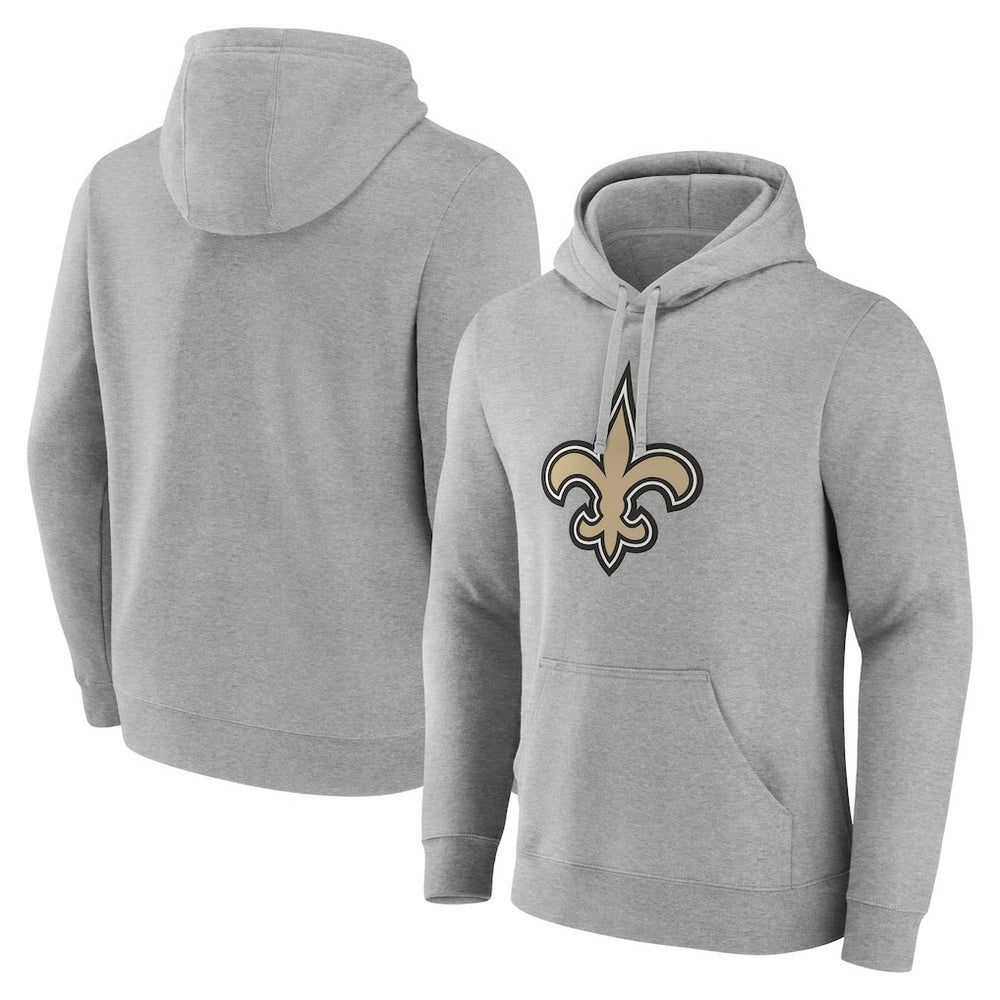 New Orleans Saints Deliver Fleece Pullover Hoodie Heather Gray - Fanatics
