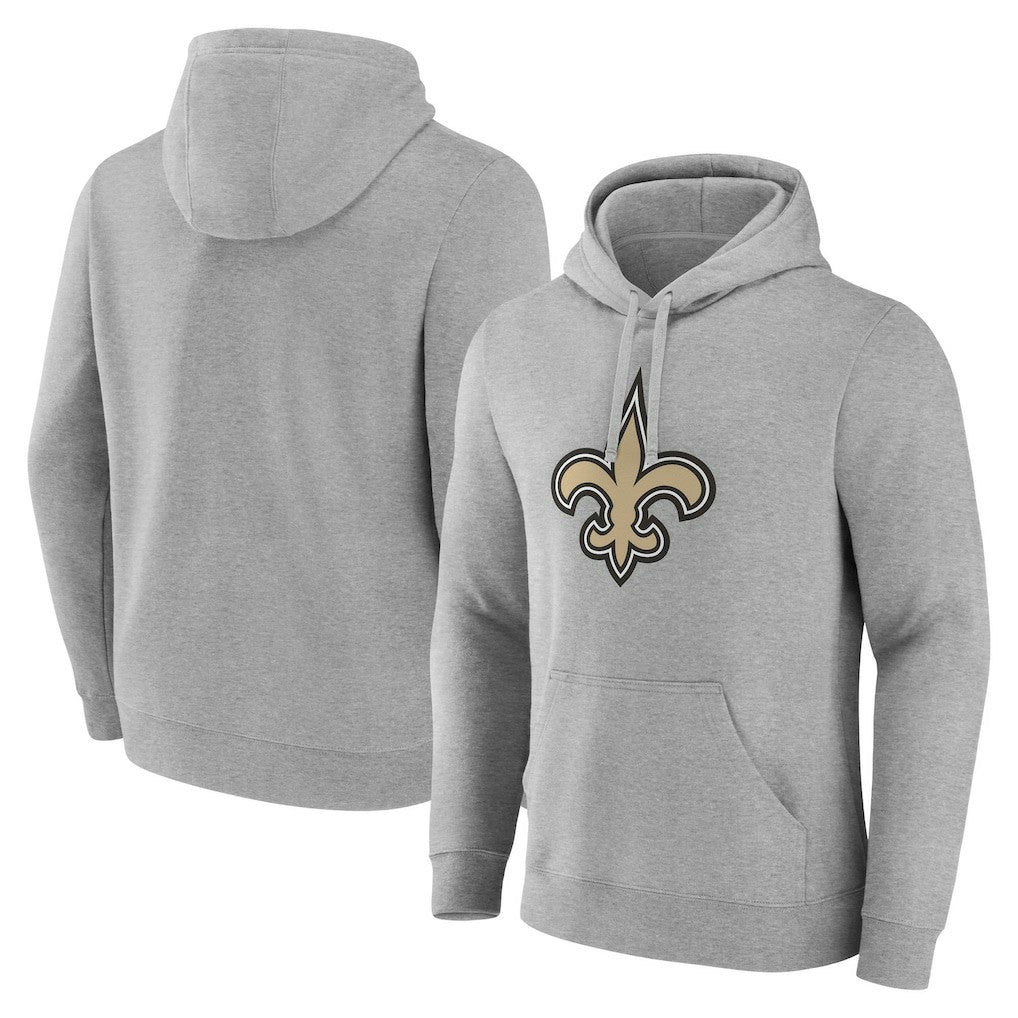 New Orleans Saints Deliver Fleece Pullover Hoodie Heather Gray - Fanatics