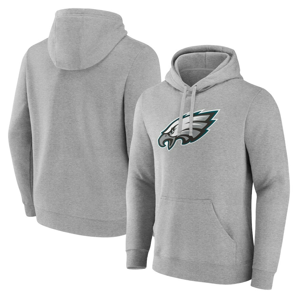 Philadelphia Eagles Deliver Fleece Pullover Hoodie Heather Gray - Fanatics