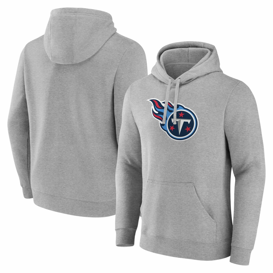 Tennessee Titans Deliver Fleece Pullover Hoodie Heather Gray - Fanatics