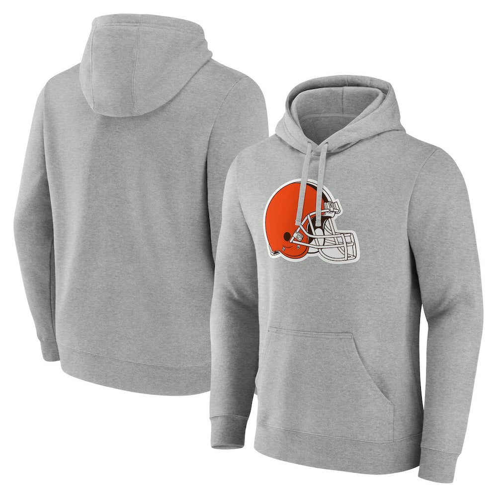 Cleveland Browns Deliver Fleece Pullover Hoodie Heather Gray - Fanatics