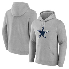 Dallas Cowboys Deliver Fleece Pullover Hoodie Heather Gray - Fanatics