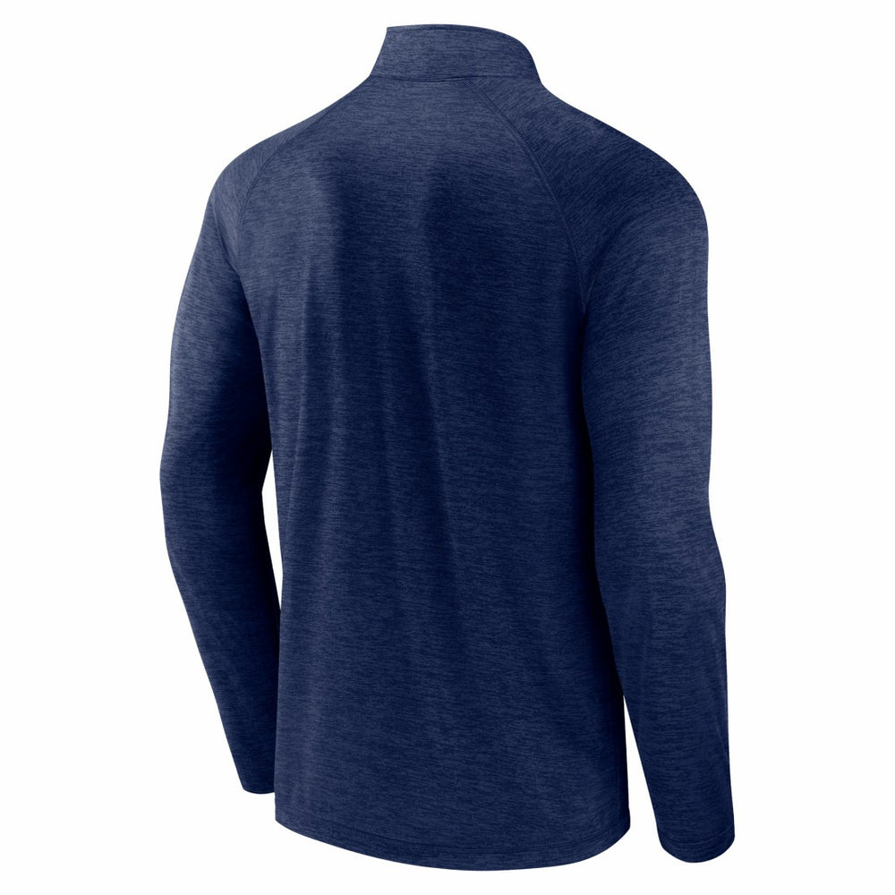 Tennessee Titans Head-to-Head Raglan Quarter-Zip Jacket Navy - Fanatics