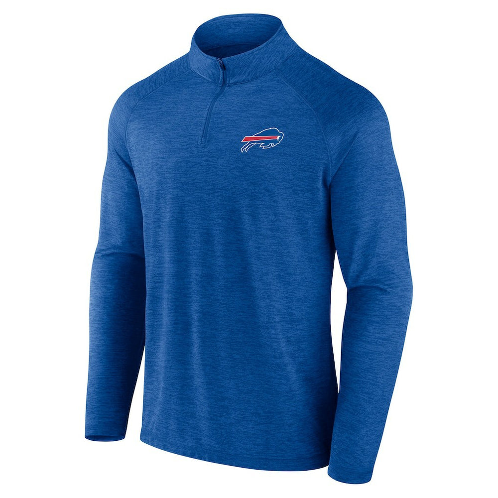 Buffalo Bills Head-to-Head Raglan Quarter-Zip Jacket Royal - Fanatics