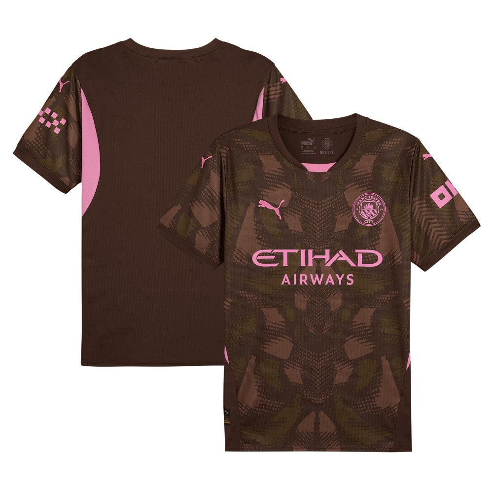 Puma Manchester City 2024/25 Replica Short Sleeve Goalkeeper Jerseys - Brown