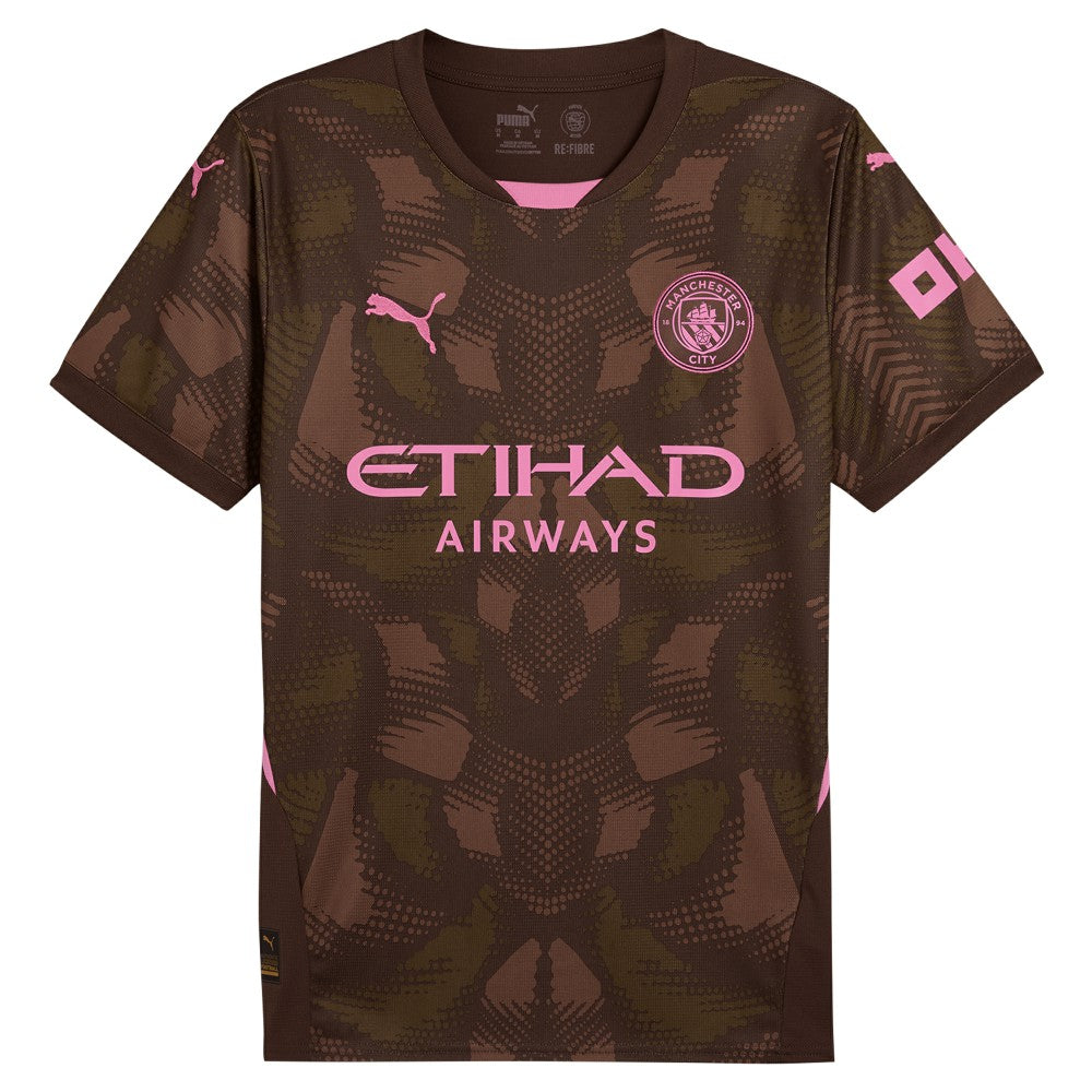 Puma Manchester City 2024/25 Replica Short Sleeve Goalkeeper Jerseys - Brown