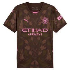 Puma Manchester City 2024/25 Replica Short Sleeve Goalkeeper Jerseys - Brown
