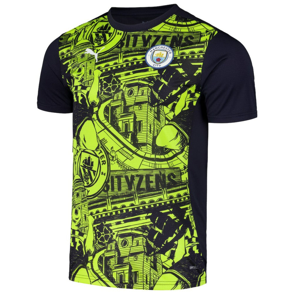Puma Manchester City 2024/25 Pre-Match Jerseys - Black