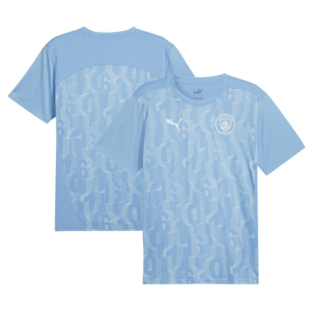 Puma Manchester City 2024/25 Pre-Match Jerseys - Light Blue