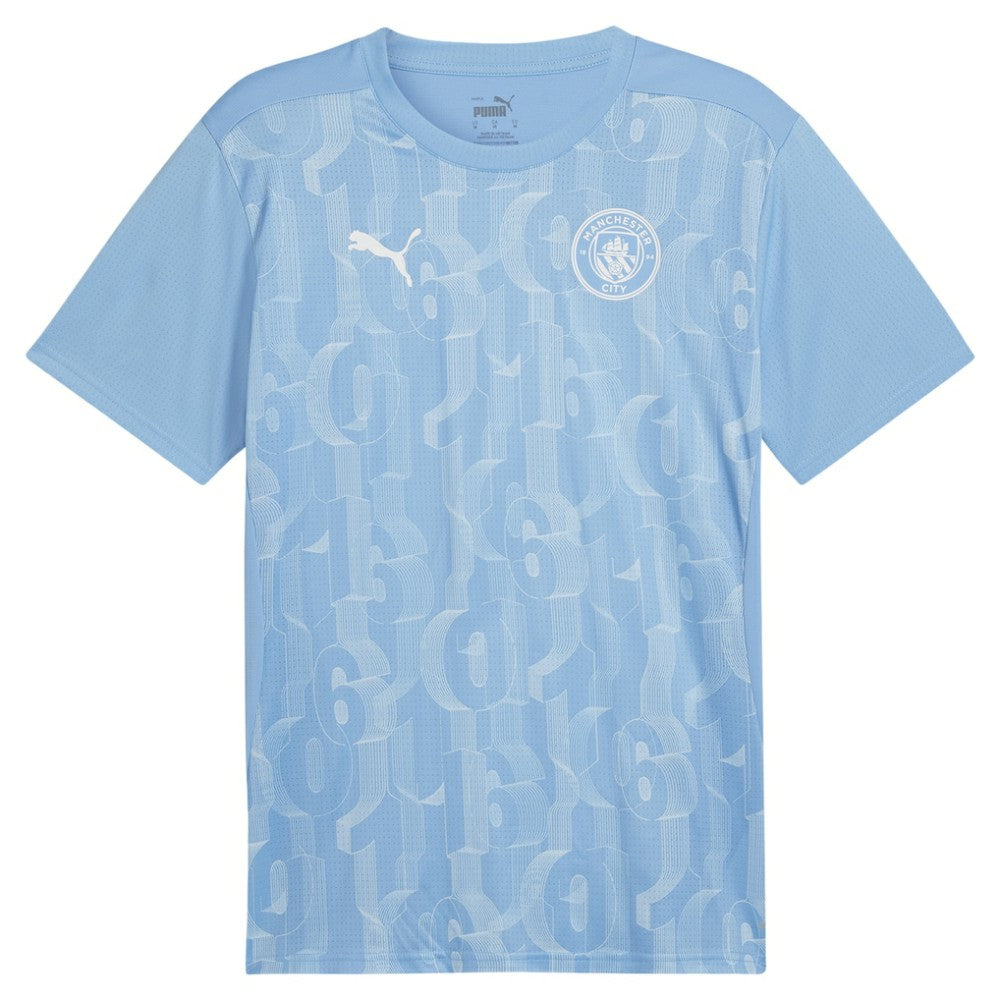 Puma Manchester City 2024/25 Pre-Match Jerseys - Light Blue