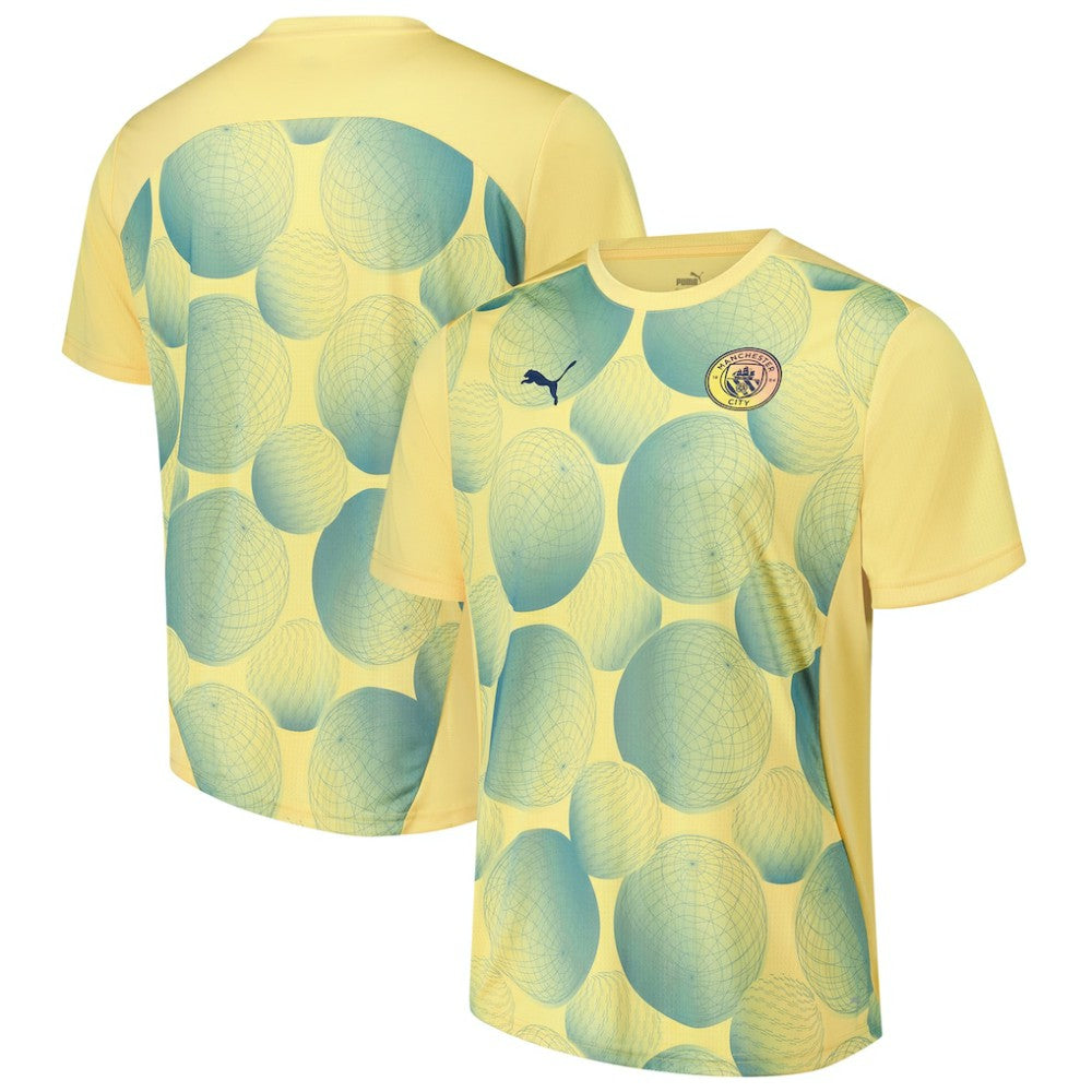 Puma Manchester City 2024/25 Pre-Match Jerseys - Gold