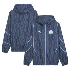 Puma Manchester City 2024/25 Pre-Match Anthem dryCELL Full-Zip Hoodie Jacket - Blue