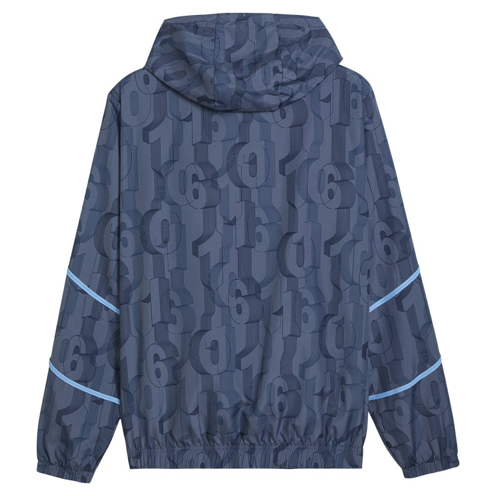 Puma Manchester City 2024/25 Pre-Match Anthem dryCELL Full-Zip Hoodie Jacket - Blue