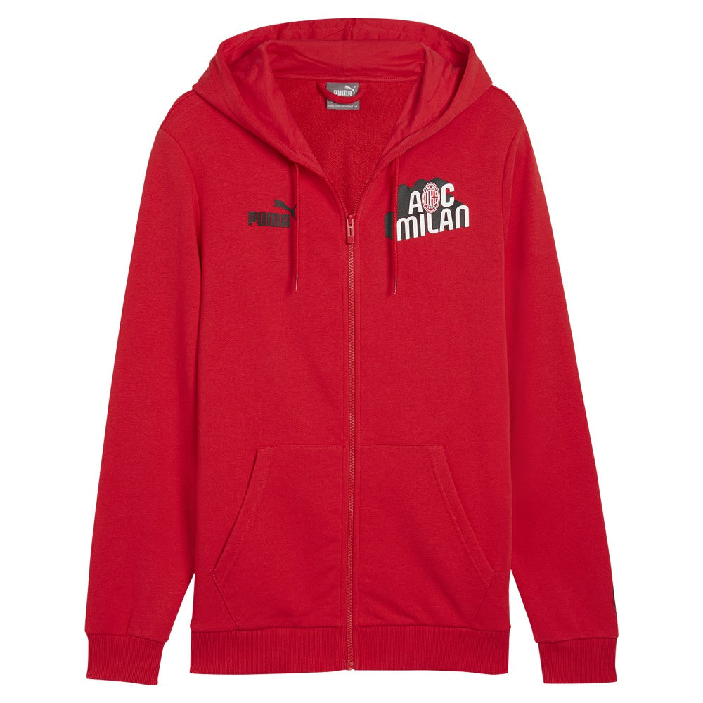 Puma AC Milan ftblCulture Full-Zip Hoodie - Red