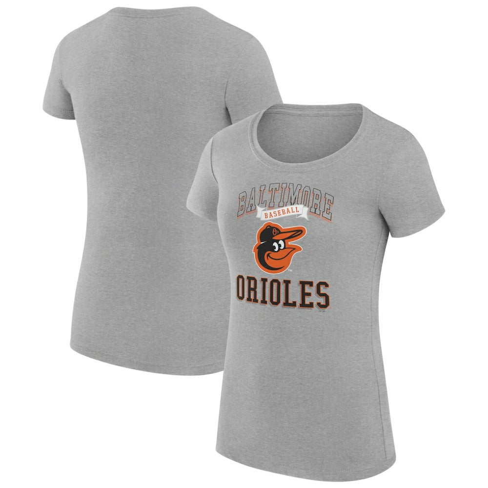 Baltimore Orioles G-III 4Her by Carl Banks Women's Super-Slim Fit Lightweight Team Logo Graphic T-Shirt Clearance