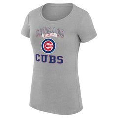 Chicago Cubs G-III 4Her by Carl Banks Women's Super-Slim Fit Lightweight Team Logo Graphic T-Shirt Sale