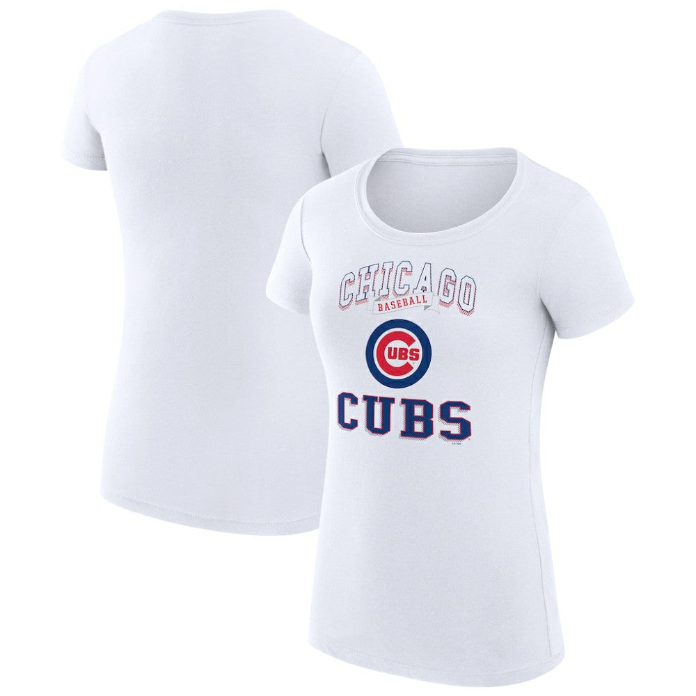 Chicago Cubs G-III 4Her by Carl Banks Women's Super-Slim Fit Lightweight Team Logo Graphic T-Shirt for sale