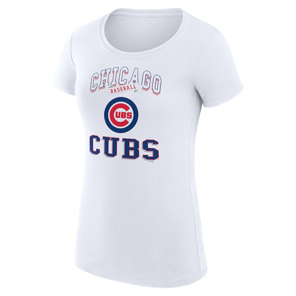 Chicago Cubs G-III 4Her by Carl Banks Women's Super-Slim Fit Lightweight Team Logo Graphic T-Shirt for sale
