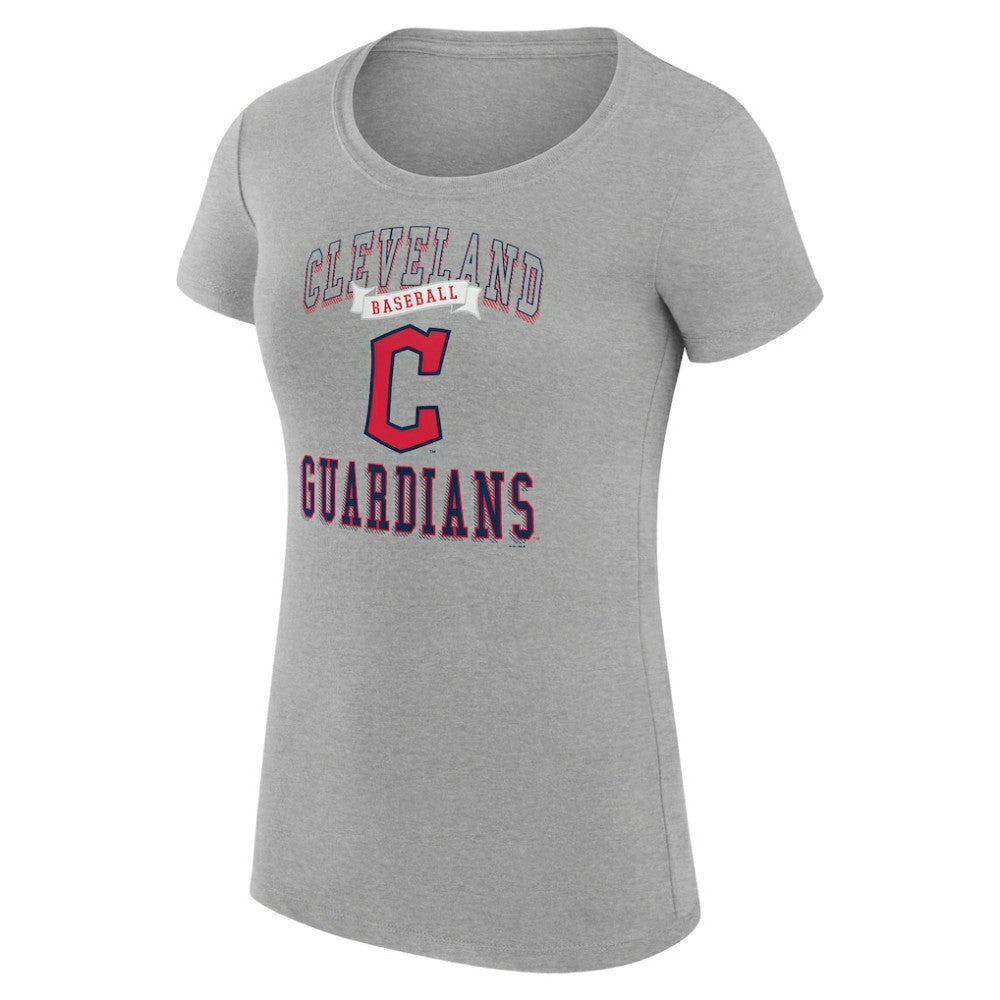 Cleveland Guardians G-III 4Her by Carl Banks Women's Super-Slim Fit Lightweight Team Logo Graphic T-Shirt Clearance