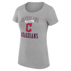 Cleveland Guardians G-III 4Her by Carl Banks Women's Super-Slim Fit Lightweight Team Logo Graphic T-Shirt Clearance