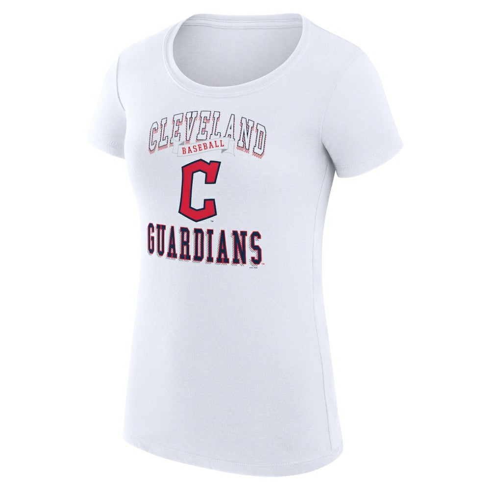 Cleveland Guardians G-III 4Her by Carl Banks Women's Super-Slim Fit Lightweight Team Logo Graphic T-Shirt Lifestyle
