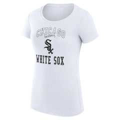 Chicago White Sox G-III 4Her by Carl Banks Women's Super-Slim Fit Lightweight Team Logo Graphic T-Shirt discount