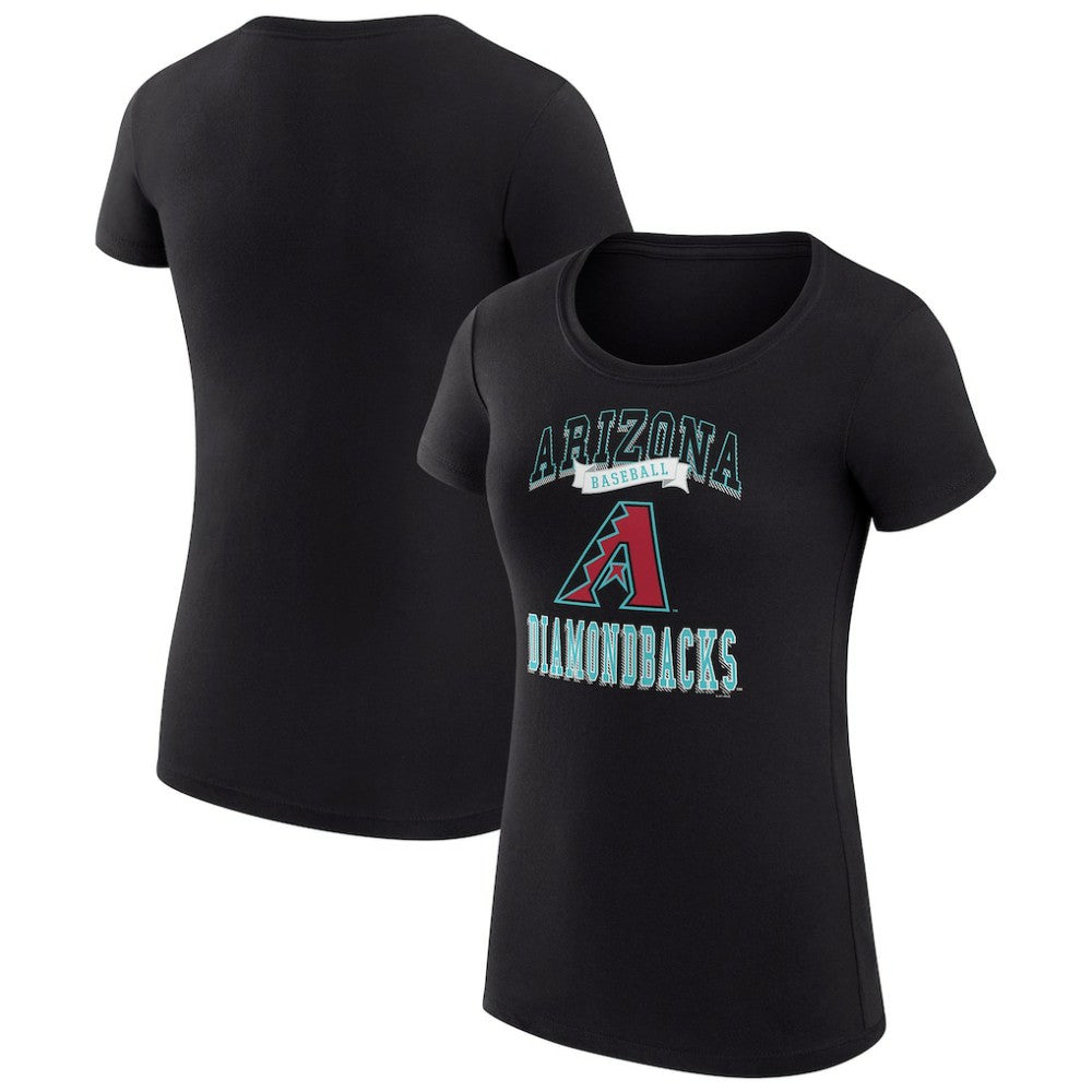Arizona Diamondbacks G-III 4Her by Carl Banks Women's Super-Slim Fit Lightweight Team Logo Graphic T-Shirt Lifestyle