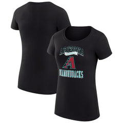 Arizona Diamondbacks G-III 4Her by Carl Banks Women's Super-Slim Fit Lightweight Team Logo Graphic T-Shirt Lifestyle
