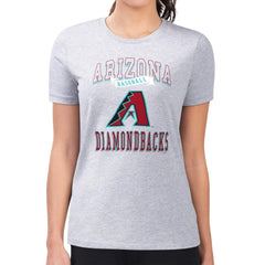 Arizona Diamondbacks G-III 4Her by Carl Banks Women's Super-Slim Fit Lightweight Team Logo Graphic T-Shirt Near Me
