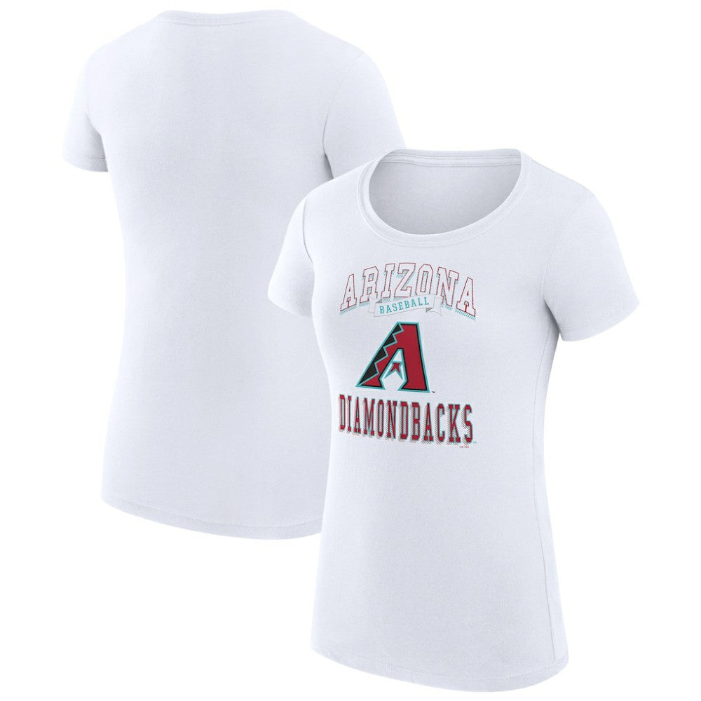 Arizona Diamondbacks G-III 4Her by Carl Banks Women's Super-Slim Fit Lightweight Team Logo Graphic T-Shirt Clearance