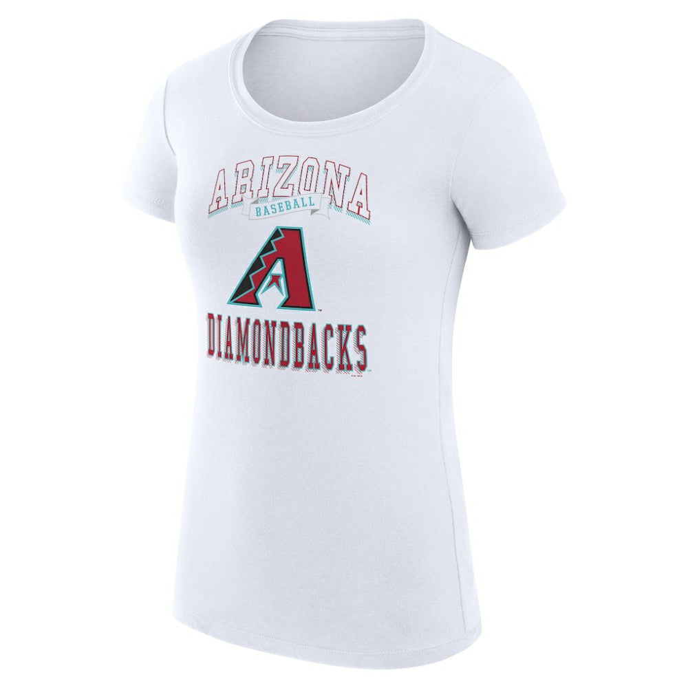 Arizona Diamondbacks G-III 4Her by Carl Banks Women's Super-Slim Fit Lightweight Team Logo Graphic T-Shirt Clearance