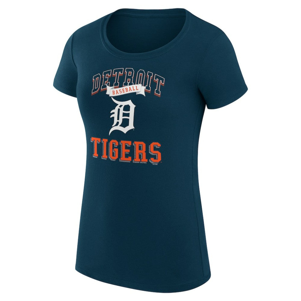 Detroit Tigers G-III 4Her by Carl Banks Women's Super-Slim Fit Lightweight Team Logo Graphic T-Shirt On Sale