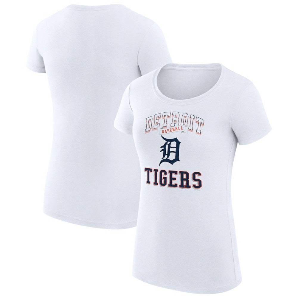 Detroit Tigers G-III 4Her by Carl Banks Women's Super-Slim Fit Lightweight Team Logo Graphic T-Shirt On Sale