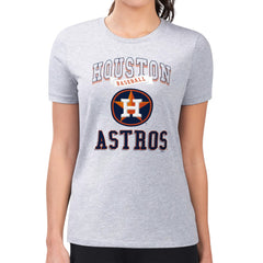 Houston Astros G-III 4Her by Carl Banks Women's Super-Slim Fit Lightweight Team Logo Graphic T-Shirt discount