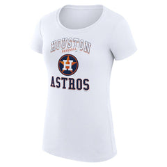 Houston Astros G-III 4Her by Carl Banks Women's Super-Slim Fit Lightweight Team Logo Graphic T-Shirt On Sale