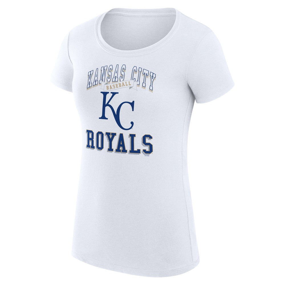 Kansas City Royals G-III 4Her by Carl Banks Women's Super-Slim Fit Lightweight Team Logo Graphic T-Shirt Sale