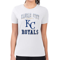 Kansas City Royals G-III 4Her by Carl Banks Women's Super-Slim Fit Lightweight Team Logo Graphic T-Shirt Sale